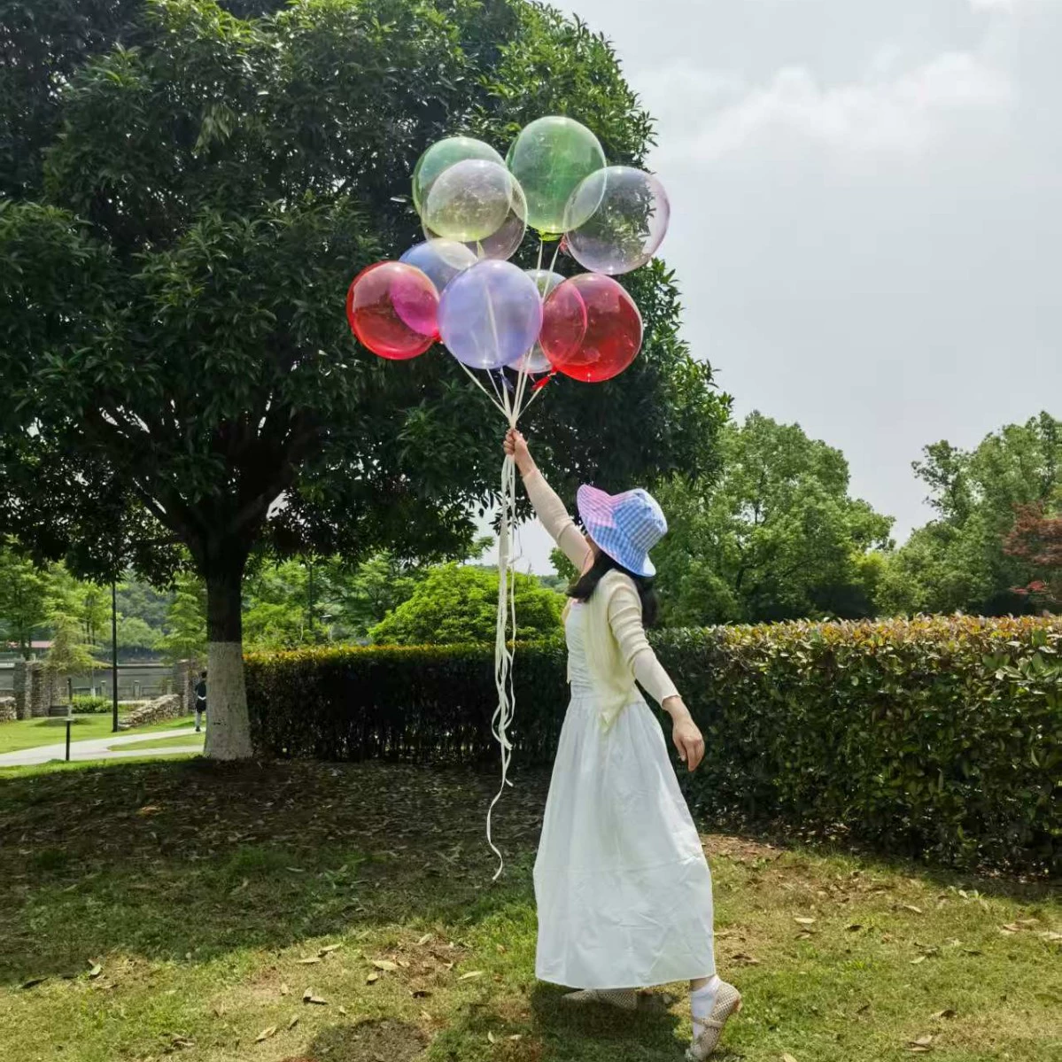 Чистая красная печать прозрачный волновой шар прямая поддержка Фабрика Бесплатная проверка печати шариковый волновой шар 20 дюймов 24 дюйма