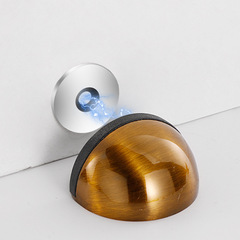 Turtle top door collision-free punch-free stainless steel door top anti-collision door stopper silicone household bathroom door stop invisible suction