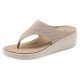 2025 in stock new wedge slippers light non-slip comfortable leisure sports MD big bottom slippers a generation of hair