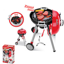 亚马逊 儿童过家家烧烤炉仿真做饭BBQ智能电动厨房烧烤架跨境玩具