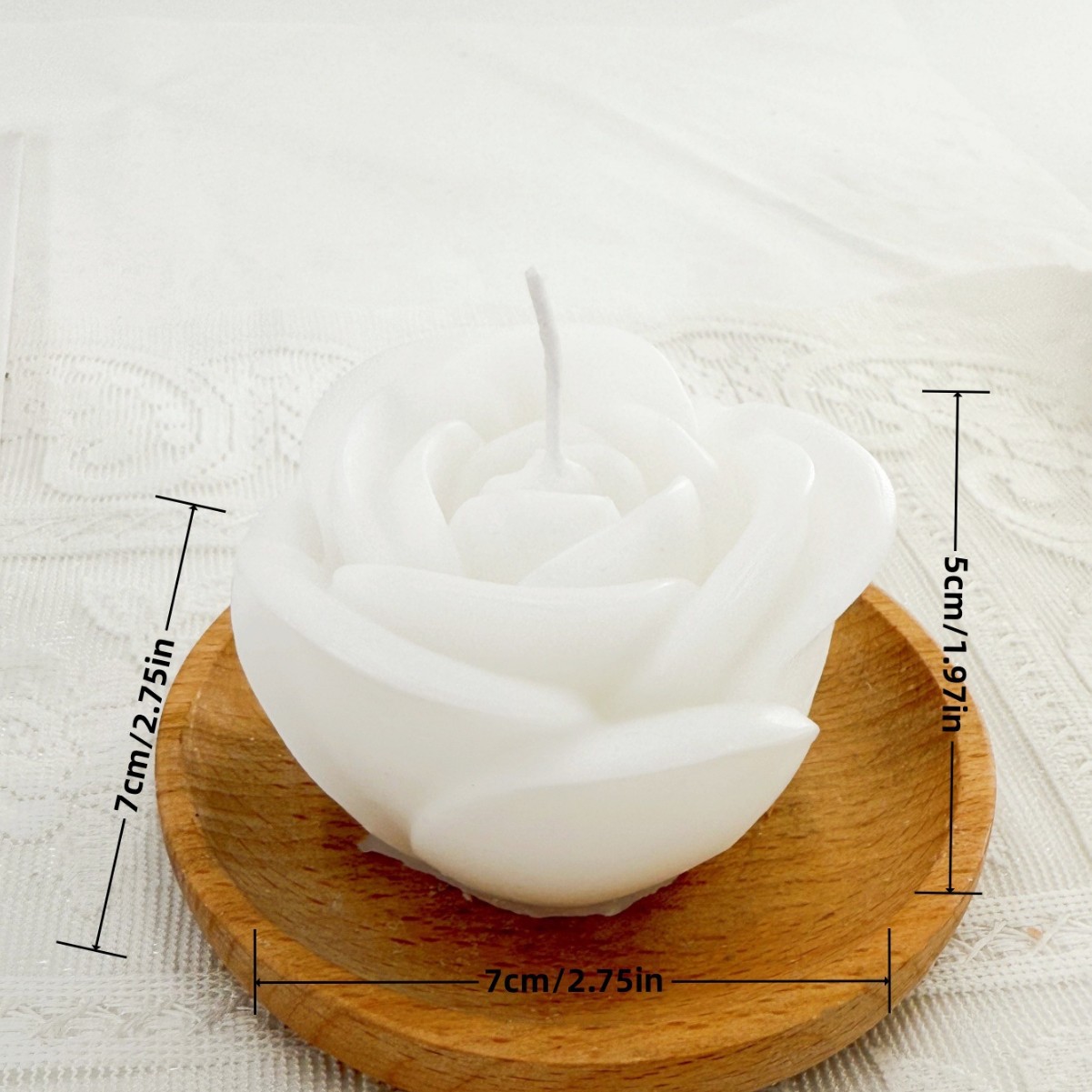 Rosas transfronterizas con vela de banano, velas de San Valentín, velas hechas a mano DIY al por mayor, velas de regalo