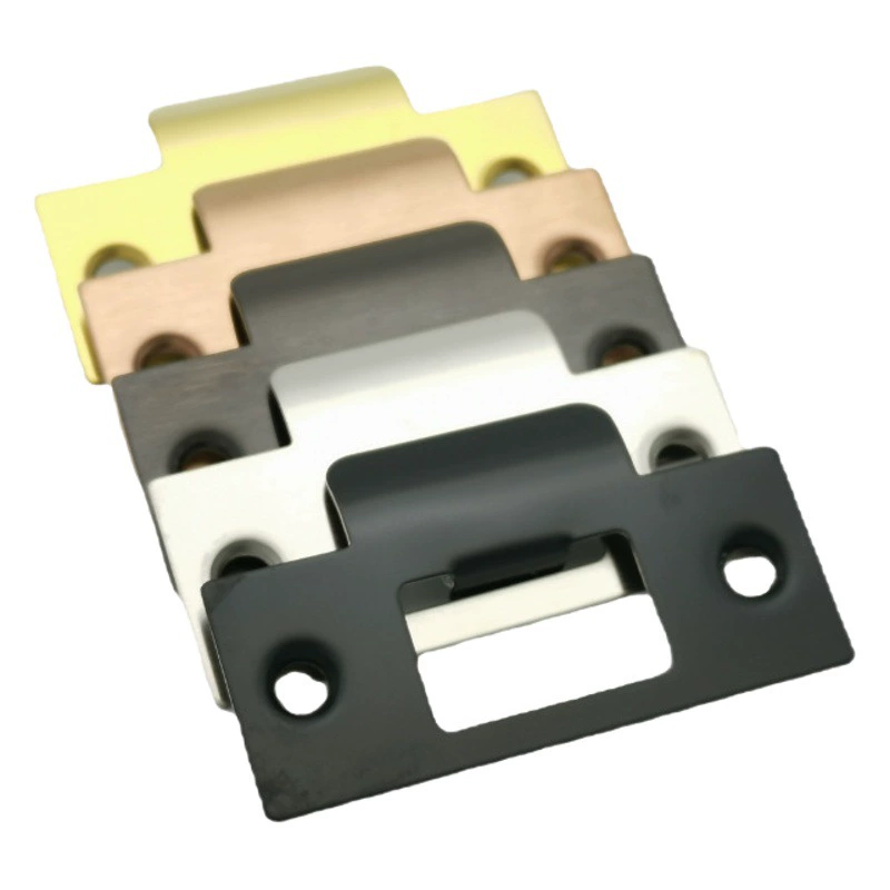 Защелка для дверей из нержавеющей стали, направляющая пластина, защелка с язычком, комплектующие для винтового замка, оптом для Amazon