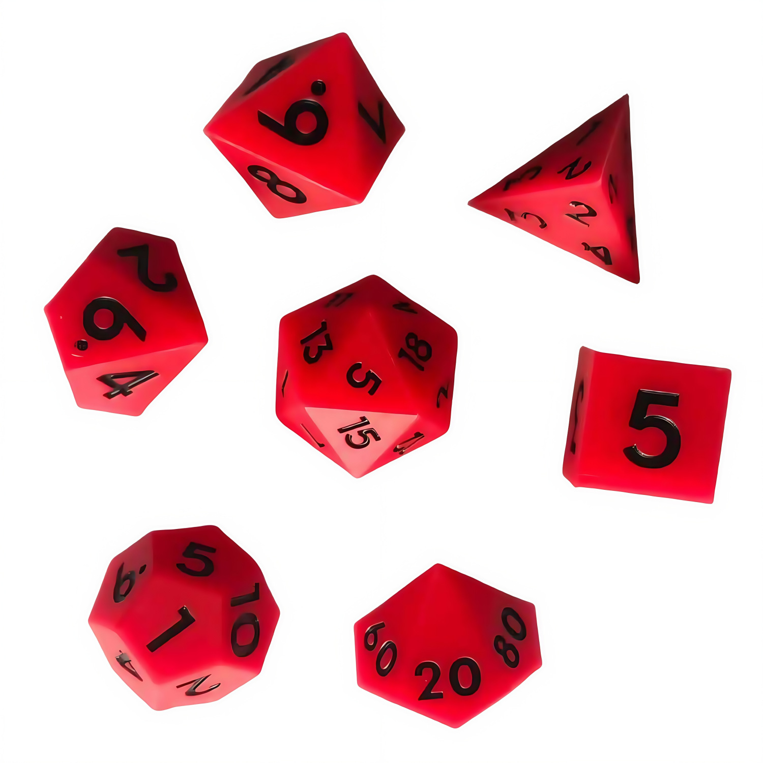 빨간색 실리콘 - 검은색 글자