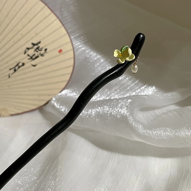 Nuevo estilo chino flange flores alfileres de cabello de alta calidad mujer cabeza trasera alfileres de cabello chino cheongsamos alfileres de cabello tocado