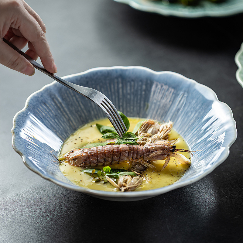 Ceramic Japanese high quality soup bowl for home use