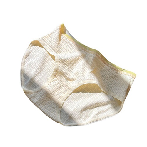 Pure cotton women's underwear women's category A baby cotton 5A antibacterial cotton crotch soft and comfortable girl's large size mid-waist briefs