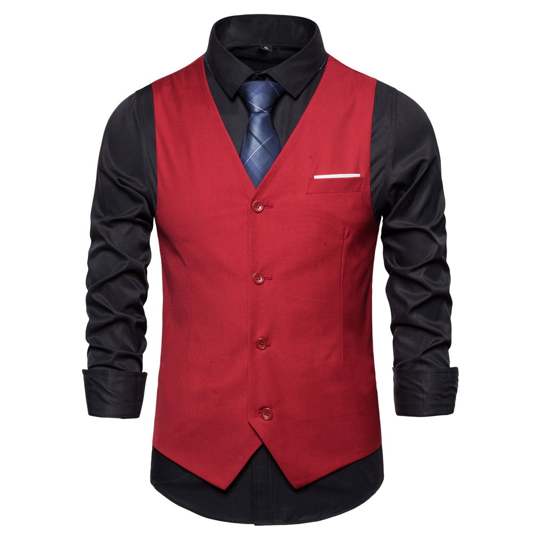 El comercio exterior de los hombres chaleco casual estilo coreano profesional mejor hombre vestido de negocios traje formal chaleco Chaleco de los hombres