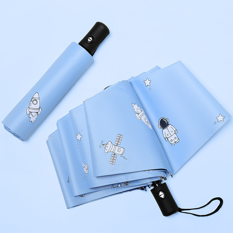 Nuevo paraguas para niños estudiantes niñas estudiantes de primaria sol y lluvia doble uso plegable paraguas automáticas manuales portátiles perros Pachia