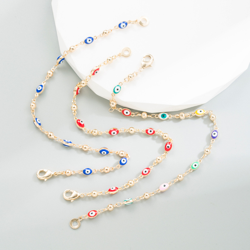 Fashion Devilu0027S Eye Copper Bracelets Enamel Copper Bracelets