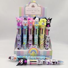 Factory Wholesale 8-Color Cartoon Gel Pens Sanrio Gel Pens 8-Color Journal Pens School Supplies for Elementary Students