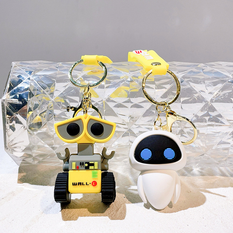 Cute Cartoon Robot Story Keychain Wuli Eva Keychain Men's and Women's Bag Pendant Gift Wholesale Cute Cartoon Robot Story Keychain Wuli Eva Keychain Men's and Women's Bag Pendant Gift Wholesale