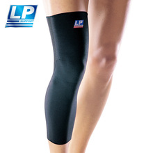 LP 667KM 透气保暖加长全腿套 健身骑行网排篮足羽毛球运动护膝