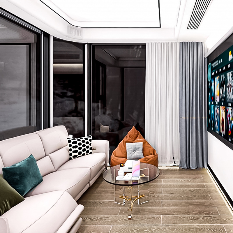 Cápsula espacial Casa móvil Contenedor Aviación Aluminio Sunshine Room Outdoor Scenic Area B & B Room Hotel Net Red Star Habitación vacía