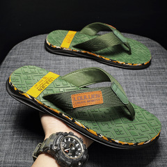 Men's Huarong Sandals Summer Outdoor Wearing Anti-Slip Durable Guangdong Foot Slippers Men's High-end Soft Sole Beach Sandals