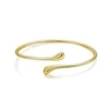 Gold double water drop armband