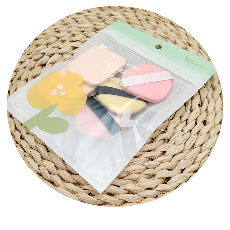 518 - 68 0017 tres almohadillas de aire + tres polvo de maquillaje de esponja de maquillaje de polvo de maquillaje de doble uso 2 yuanes al por mayor