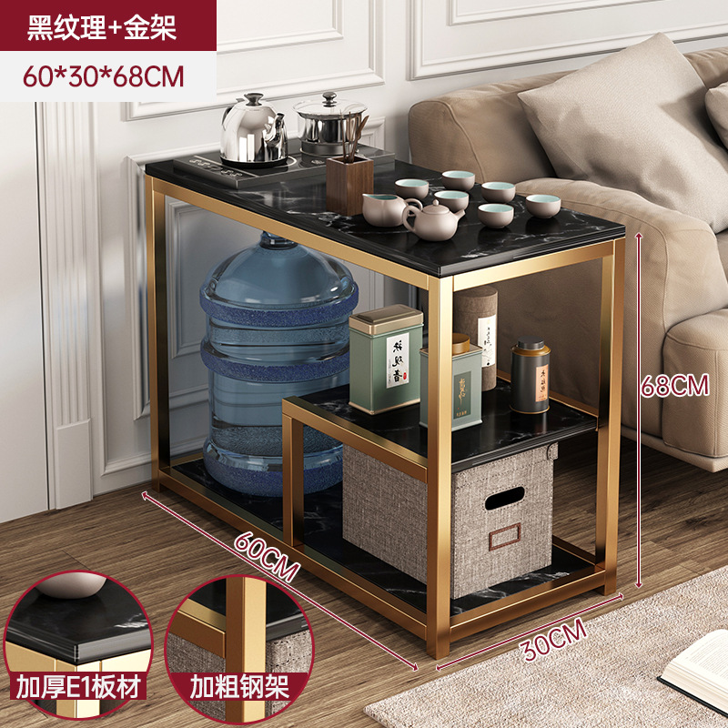 Mueble de té, mesa lateral, sofá simple, mesa auxiliar, mesa de café pequeña, estante para balcón móvil, mesa de té para la sala de estar, mesa de té pequeña para el hogar