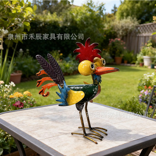 �羳���� Garden Rooster Statues Sculptu���ٿ�ͨ���u���@�b�