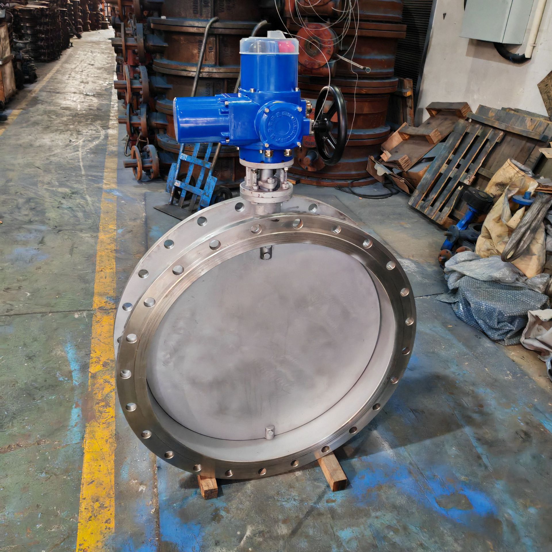 【厂家直销】不锈钢电动通风蝶阀D941W-6P DN800全系列高品质