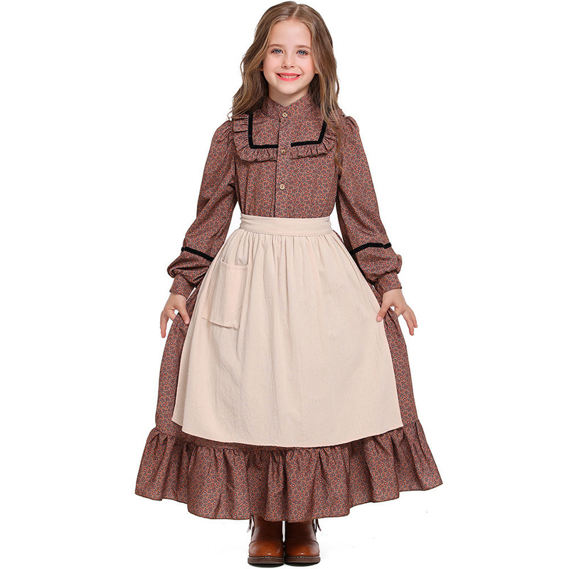 Brown Floral Scarf Colonial Girl Amazon Supply Prairie Pioneer Pioneer Clothing Grandma Long Skirt Brown Floral Scarf Colonial Girl Amazon Supply Prairie Pioneer Pioneer Clothing Grandma Long Skirt