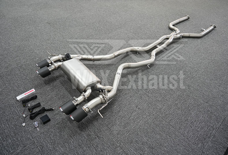New M3 M4 G80 G82 3.0t S55 Valvetronic Mid-Tail Muffler Valve Exhaust Pipe