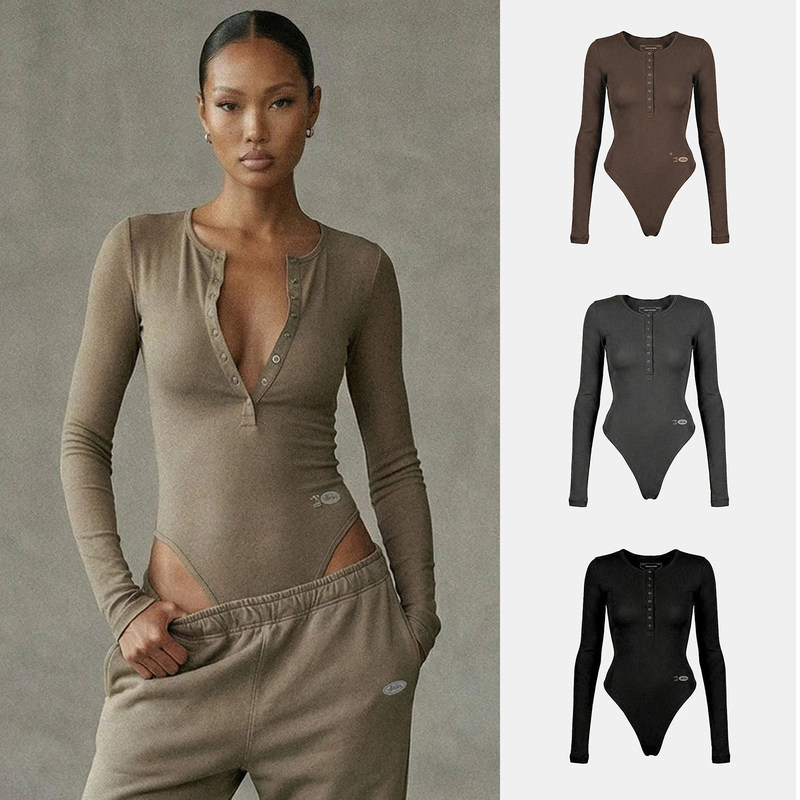 Badblood Bcac Series American-Style Spicy Girl Long-Sleeved Jumpsuit for Women, Niche Sexy Slim-Fit Workwear Jumpsuit Badblood Bcac Series American-Style Spicy Girl Long-Sleeved Jumpsuit for Women, Niche Sexy Slim-Fit Workwear Jumpsuit