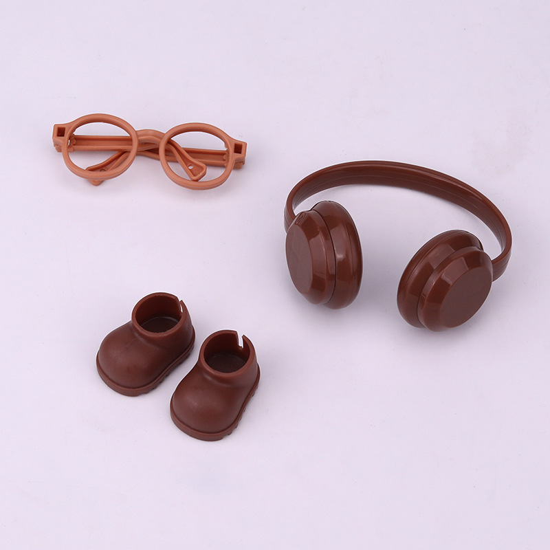 ヘッドフォンに適した 17 センチメートル Labubu ヘッドフォン 10cm 人形 labubu ヘッドセットベビー服アクセサリー靴服アクセサリー|undefined