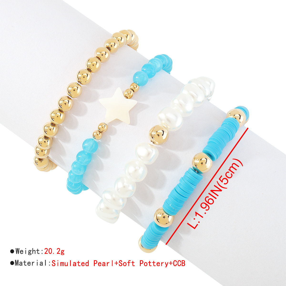 Fashion Geometric Synthetics Bracelets 1 Set