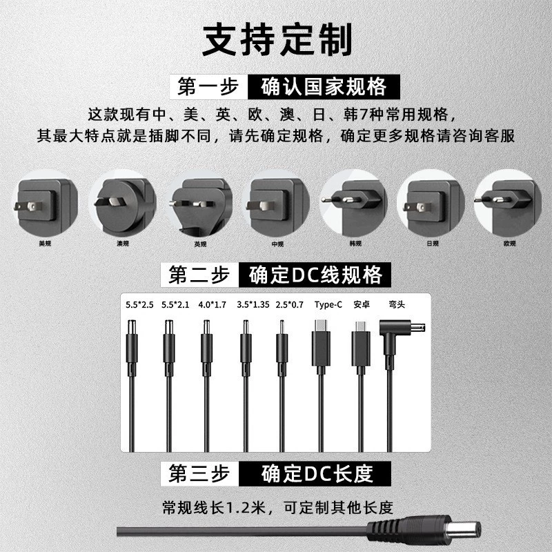 Вилка, увлажнитель, адаптеры питания, 5V, 12W, 12V