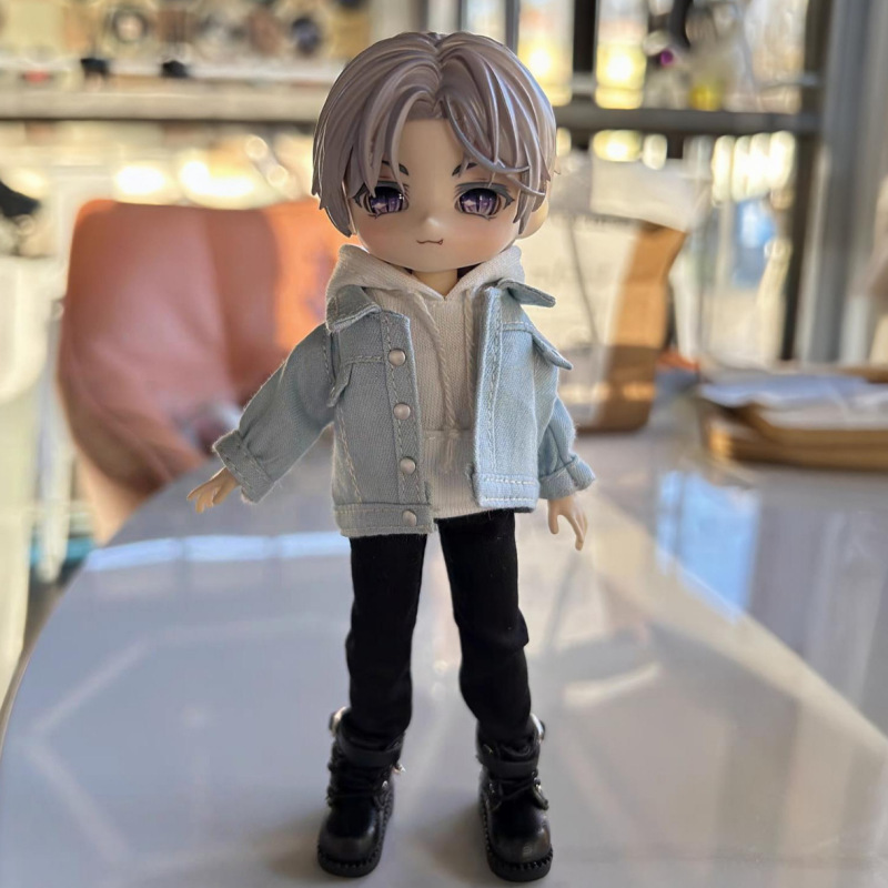 O.B.11 Stylish Denim Jacket Casual Style 12 Points Bjd a Si 2 Ice Cream Body P9P11 Fairy Body Daisy Ymy