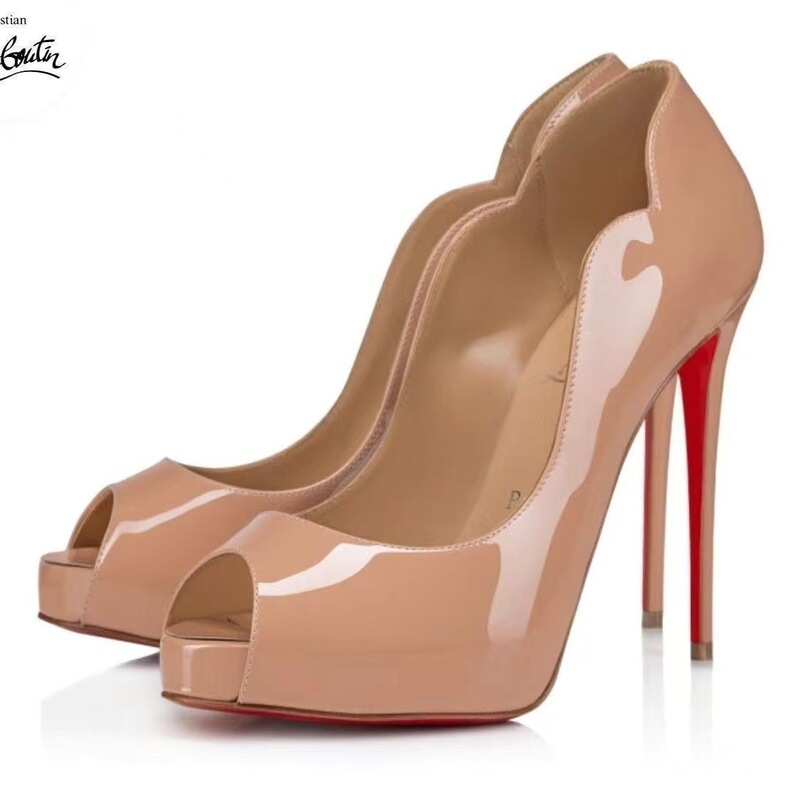 Cross-Border Hot-Selling Red-Soled High-Heeled Shoes for Women, Stiletto Heel, Pointed Toe, Patent Leather, Fashionable Wedding Shoes