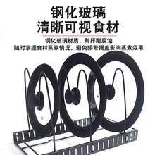 多功能硅胶锅盖日本聪明盖耐高温家用钢化玻璃加厚通用多尺寸万能