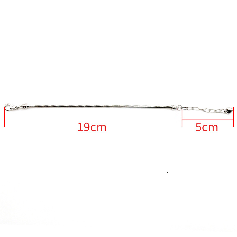 1 pulsera panjia pulsera de cuentas de agujero grande hecha a mano hecha en casa ajustable joyería hecha a mano DIY collar pulsera Accesorios