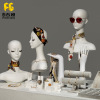 couture display prop Wig Mannequin head Edit and release Reality Human platform Showcase Mannequin head Dummy head