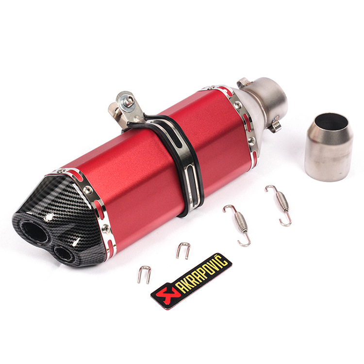 6 double tail small hexagon Red