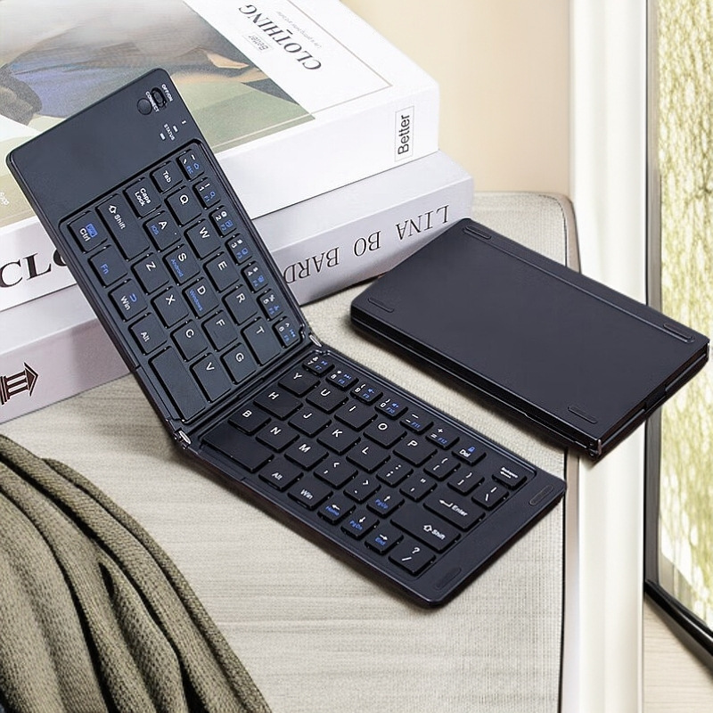 80% off スタックワイヤレス Bluetooth キーボード外部携帯電話タブレットノートブックユニバーサル出張必需品ポータブル折りたたみキーボード|undefined