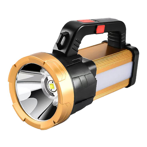 Cross-border portable searchlight household patrol miner's lamp USB rechargeable super bright high-power strong light flashlight wholesale