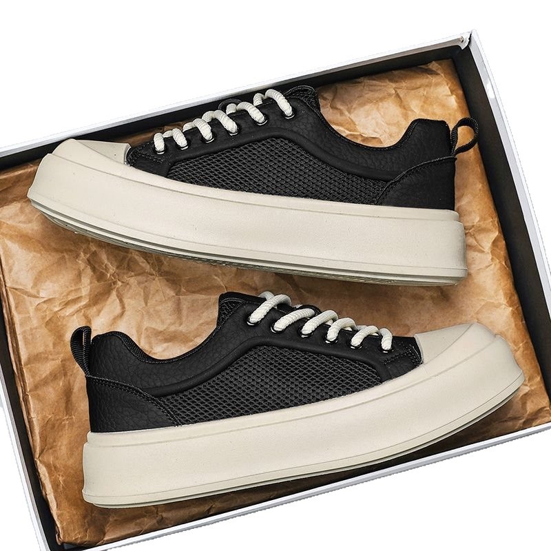Men's Sneakers, Summer 2026 New Fashion, Thick-soled Casual Running Shoes, Mesh, Non-slip, Stylish And Trendy_vogvips.com