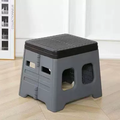 Outdoor Camping Folding Toilet for Travel, Portable Car Seat Toilet for Self-Driving Tours, Rv Portable Toilet (Kempinq və səyahət) - toilet-stool-medium-gray