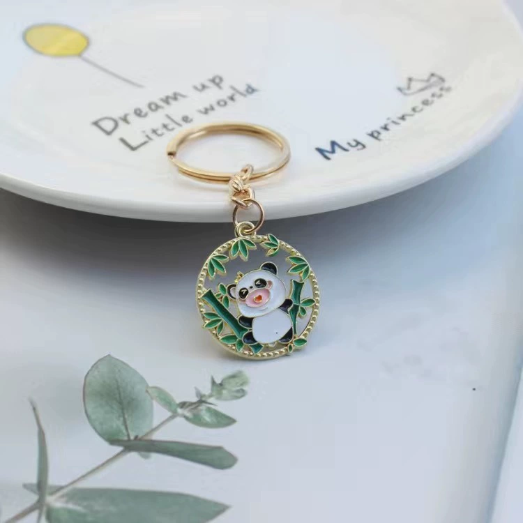 Creative design keychain, sophisticated cartoon pendant for keys, Chinese style, Birthday gift