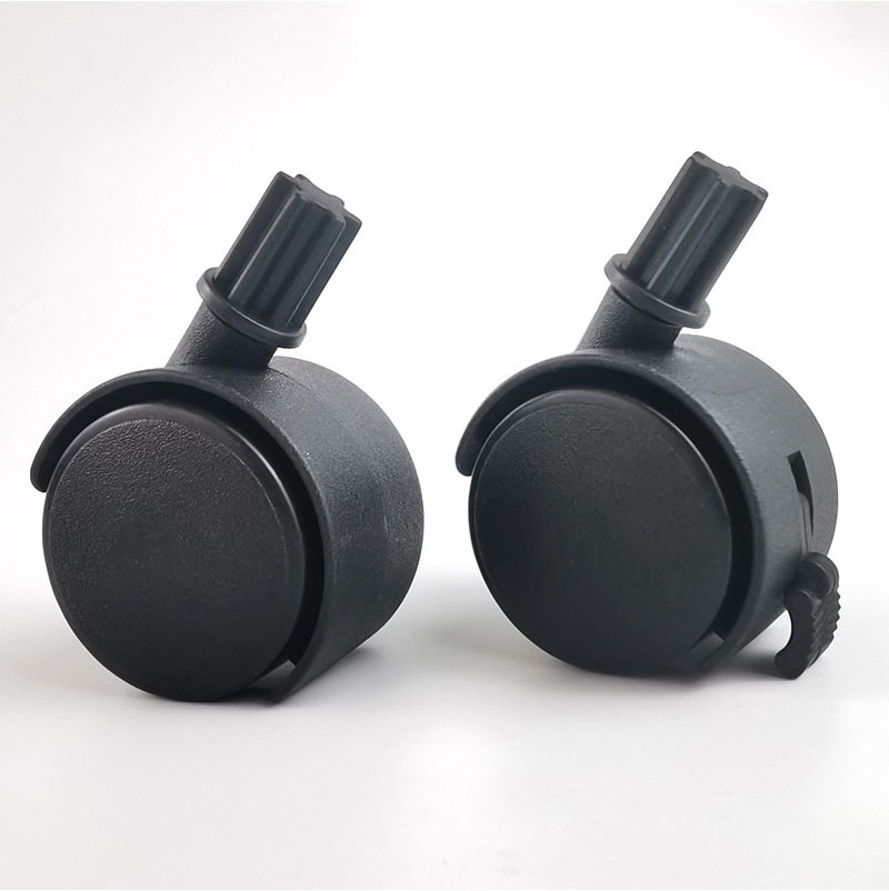 export wheel caster swivel chair wheel luggage furniture trolley accessory strap caster plastic roller