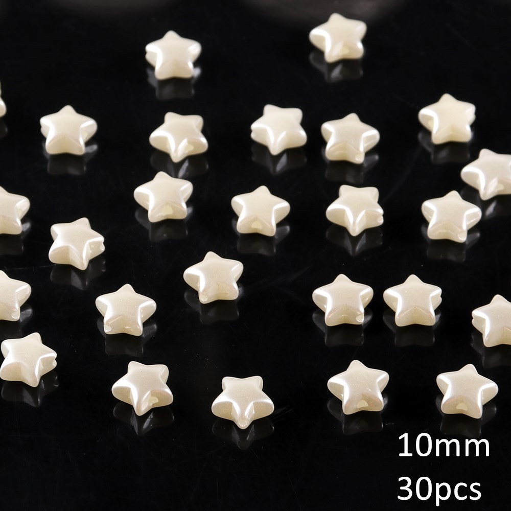 32#10mm five-pointed star, about 30 pieces
