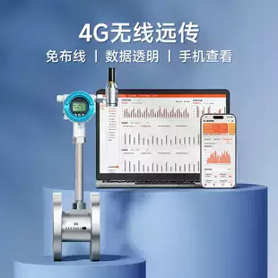 4G дистанционный вихревой расходомер для газа жидкости и пара с системой учёта