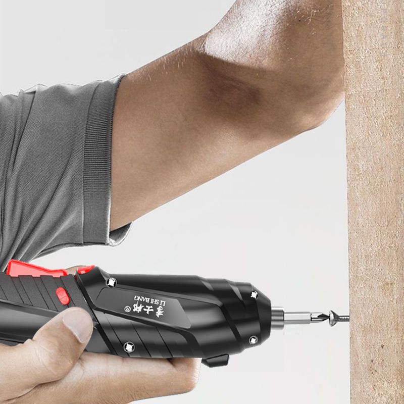 전기 스크루 드라이버 충전 다기능 가정용 소형 스크루 드라이버 미니 전기 드라이버 총 리튬 전기 손 전기 드릴 도구