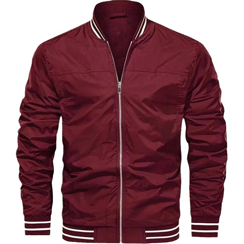 Amazon Aliexpress European Size Men's Jacket Lightweight Windbreaker Pilot Windproof Casual Coat College Style Amazon Aliexpress European Size Men's Jacket Lightweight Windbreaker Pilot Windproof Casual Coat College Style