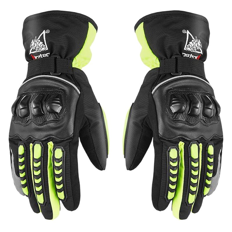 Winter Motorcycle Riding and Skiing Gloves, Autumn and Winter Gloves, Warm, Windproof, Waterproof, Thickened Touch Screen Outdoor Gloves