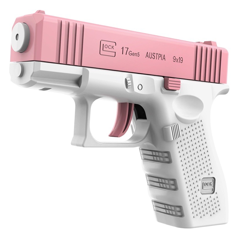 Nuevo tiktok manual para niños Glock pistola de agua juguete continuo pelo niño verano playa mini pistola de agua al por mayor