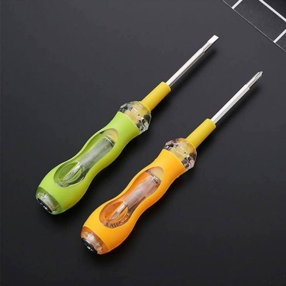 厂家直销 包胶测电笔 家用测电笔 双头两用试电笔 小电笔