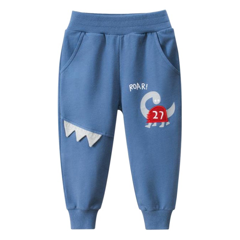 27kids Ropa Infantil Estilo Coreano, Pantalones Deportivos de Dinosaurio para Niños, Modelo 2025, Venta al Por Mayor, Dropshipping image 1