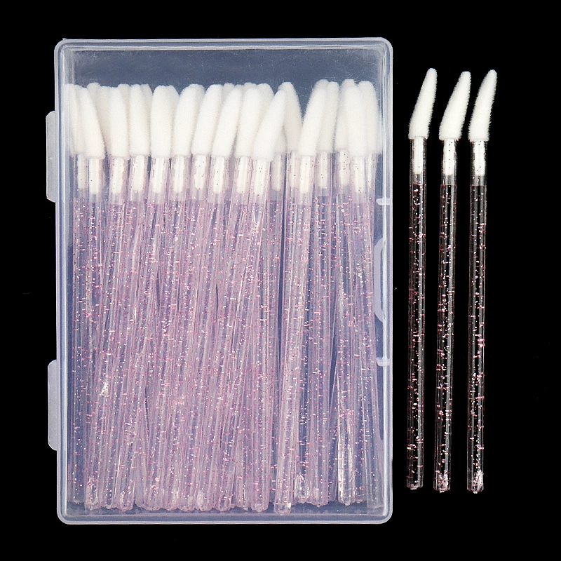 Nylon long lipstick, brush, 50 pieces